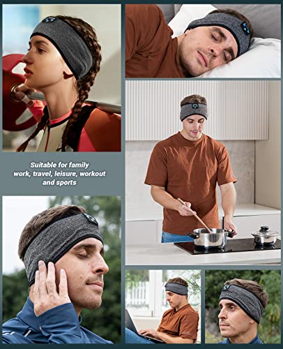 Perytong Sleep Headphones Wireless, Bluetooth Sports Headband Headphones with Ultra-Thin HD Stereo Speakers Perfect for Sleeping,Workout,Jogging,Yoga,Insomnia, Air Travel, Meditation