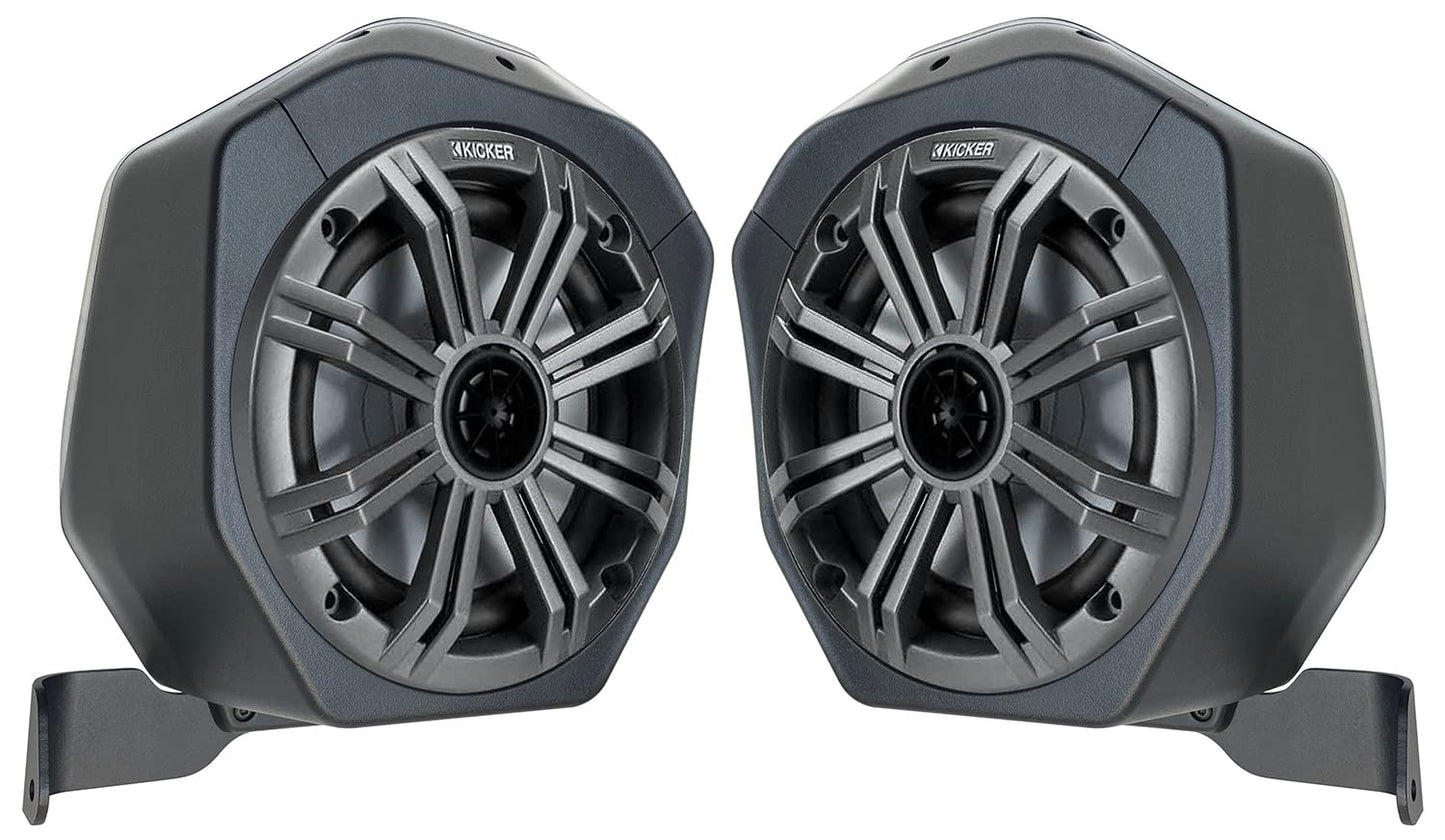 SSV Works BR-B65K 2021-2023 4-Door Ford Bronco Rear Speaker Pod Add-Ons W/ 6.5" Kicker Speakers