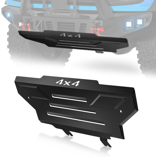 for Ford Bronco Front Skid Plate Carbon Steel Bumper Cover Compatible with 2021 2022 2023 2024 Ford Bronco 2/4 Doors, Lower Guard Engine Protection Protector (Not Fits Original Factory Bumpers)