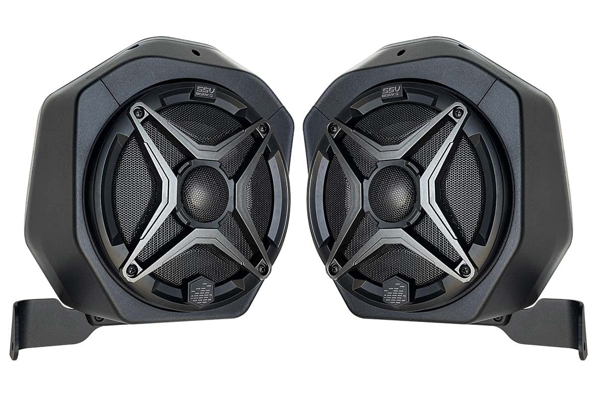 SSV Works BR-B65K 2021-2023 4-Door Ford Bronco Rear Speaker Pod Add-Ons W/ 6.5" Kicker Speakers