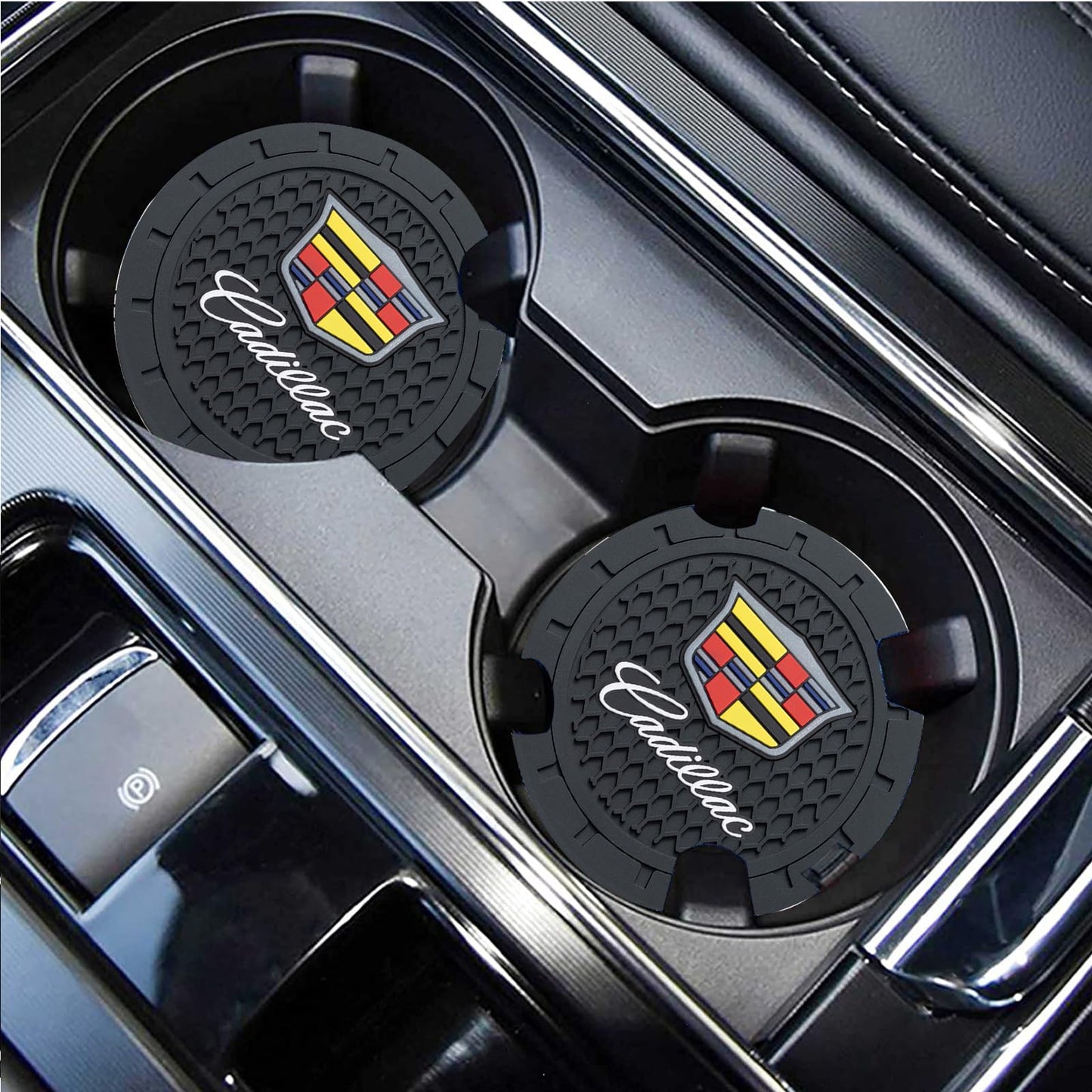 Car Cup Holder Coaster for Ford Bronco Sport Recessed Silicone Cupholder Coaster Interior Accessories 2.75in 2Pieces