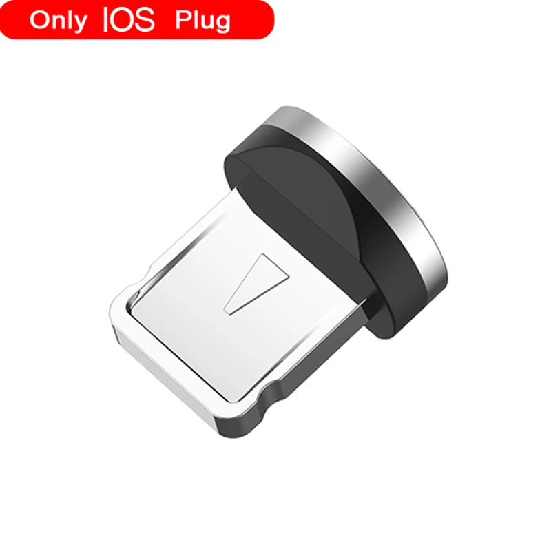 USLION LED Magnetic USB Cable Fast Charging USB Type C Phone Cable Magnet Charger Data Charge Micro USB for iPhone 14 for Xiaomi