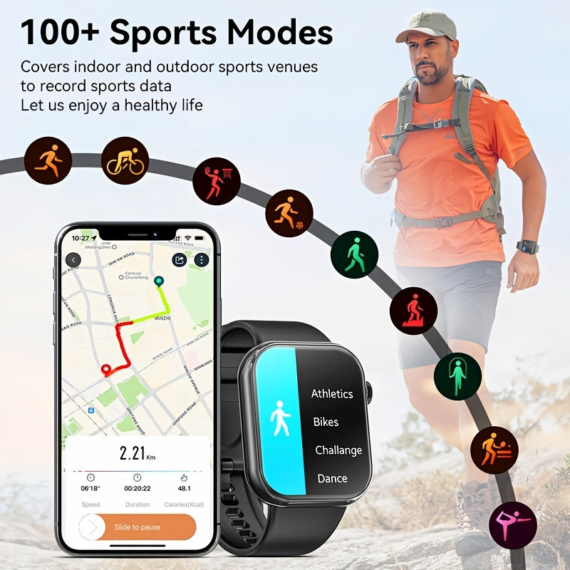 Waterproof Smartwatch Sleep Tracker Pedometer and Sports Modes